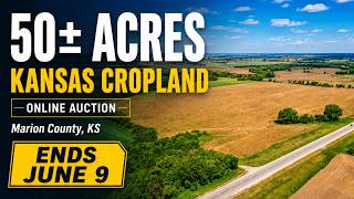 50± Acres of Kansas Crop Land Selling at Online Auction | Highway 77 Frontage