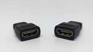 Adapter Mini HDMI To HDMI female Kamera Mirrorless Canon Nikon Sony Fuji Olympus dll