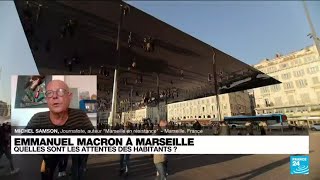 Emmnauel Macron à Marseille : éducation, sécurité...objectif : rattraper les retards