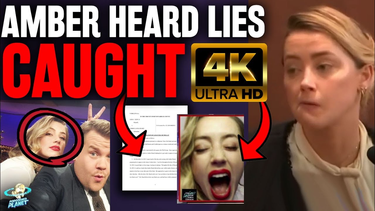 LIES! Amber Heard CAUGHT IN 4K! Video & Make-Up Stylist PROVE She's Lying On The Stand!