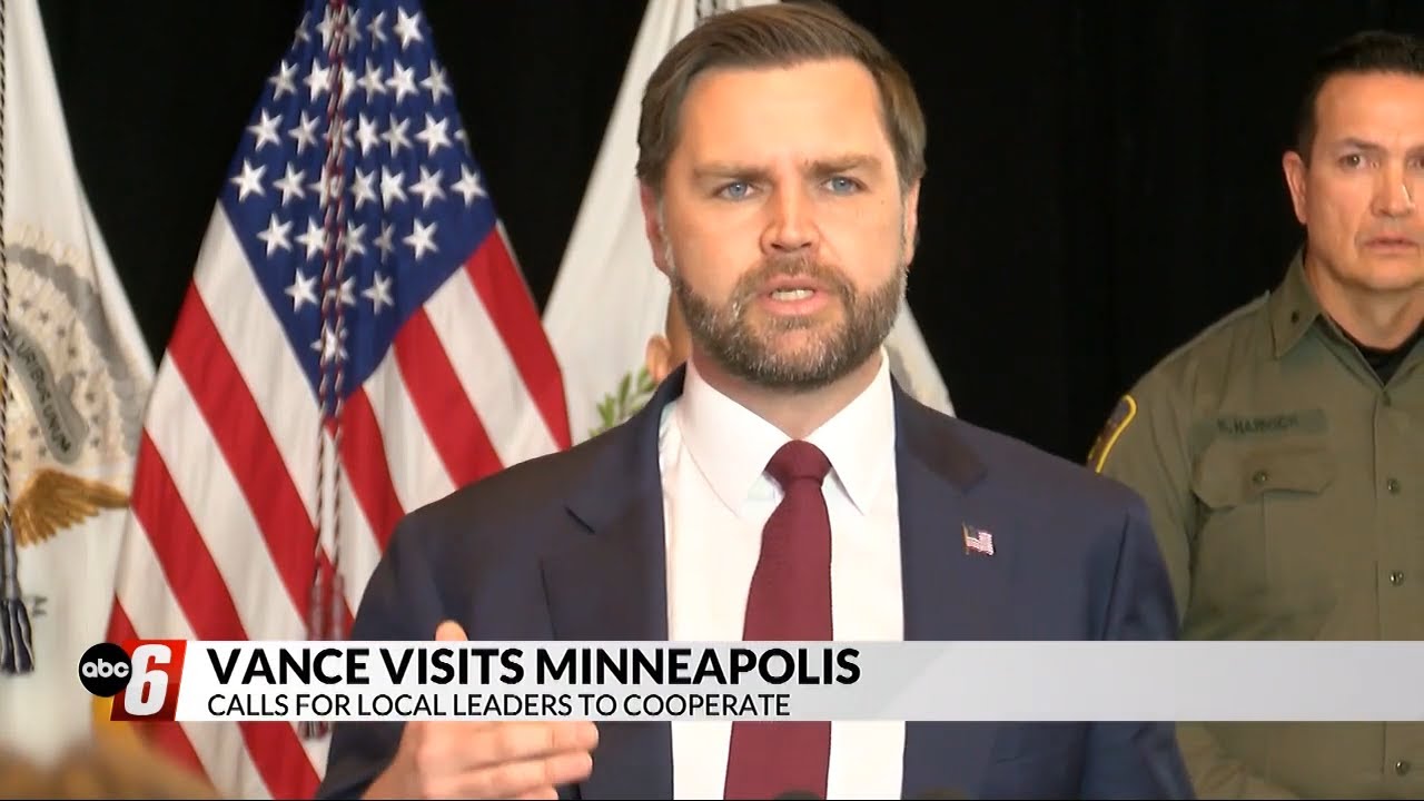 Vice President Vance calls for Minnesota leaders to cooperate with federal operations