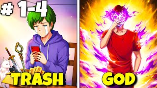 [1-4]He Found an Ancient God Store and became the Strongest Overpowered GOD Manhwa Explained in Hind
