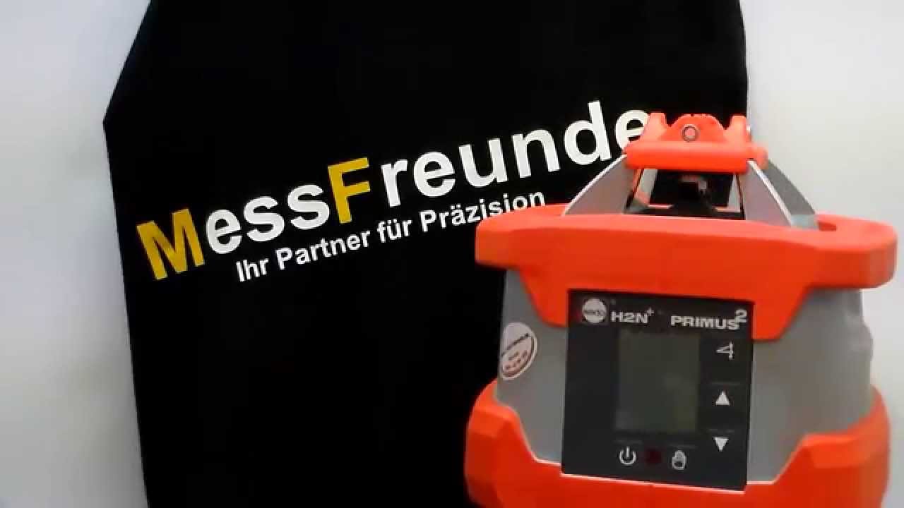 Nedo Primus 2 H2N+ Rotationslaser in 360° Ansicht bei MessFreunde.de