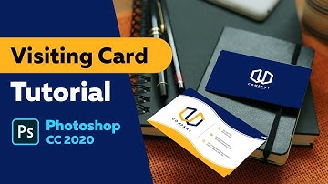 Business Card Design in Photoshop - Simple Business Card Design  - Visiting Card Design 2021