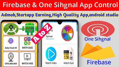 One Sihgnal App & Firebase Control,one signal push notification,firebase tutorial Bangla,Income BD.