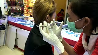 First Time Piercing | Tindik Upperlobe di Dparis