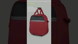 Aristocrat Enigma 52 Cm Polyester Softsided Cabin Size Duffle Bag - Red