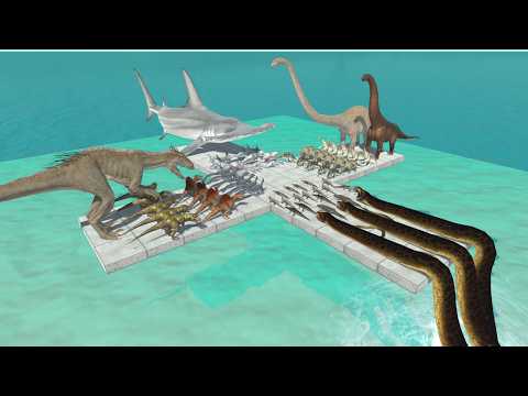 4 vs 4 Ocean Showdown – No One Plays Defense | Dinosaurs Cinematic