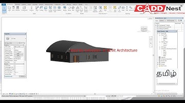 Roofs in Revit architecture தமிழ்- CADD Nest