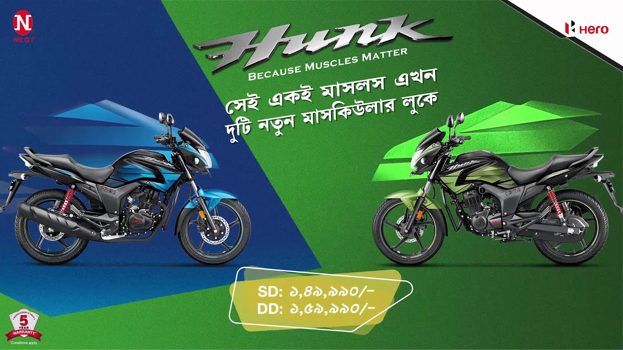 Hero Hunk Matte Black Edition in New Muscular Look