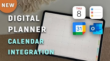 Link Digital Planner to Google Calendar, Apple Calendar & Reminders | New Calendar Integration