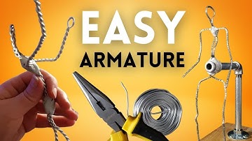 Hoe je een draadanker bouwt voor het beeldhouwen