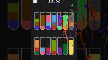 water sort color puzzle level 343
