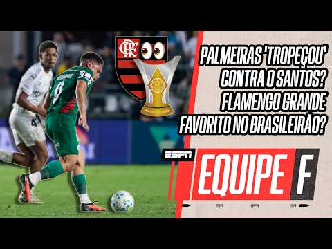 SANTOS 0X0 PALMEIRAS: VERDÃO SE COMPLICOU NO BRASILEIRÃO COM EMPATE? | EQUIPE F
