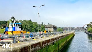 How to Cross the Ballard Locks + Carl S. English Jr. Botanical Garden | Seattle Walking Tour 4K