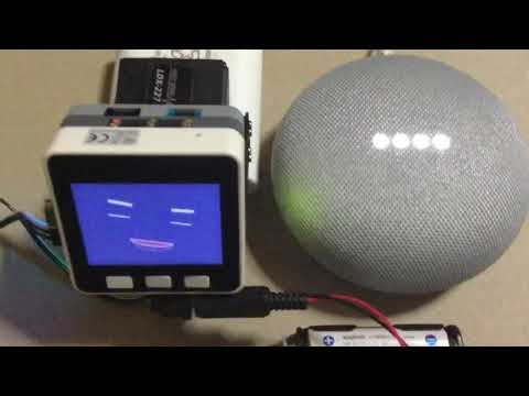 ‪M5Stackサーボモジュール ＋ アバター ＋  Google Home の実験