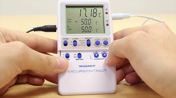 Traceable:  Viewing/Setting/Disabling Alarm Instructional Video