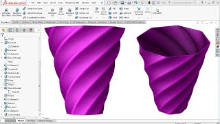 Twisted Vase  SolidWorks