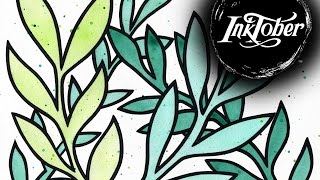 Inktober 2016 Day 28 - Watercolour Plants Artwork Inktober 2016 Day 28 - Watercolour Plants Artwork