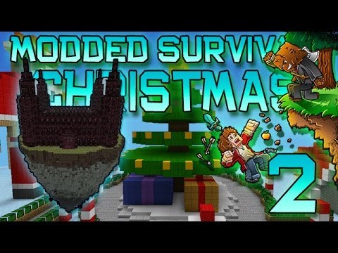Minecraft: Modded Christmas Survival Let's Play w/Mitch! Ep. 2 - Evil Santa Castle! - Minecraft: Modded Christmas Survival Let's Play w/Mitch! Ep. 2 - Evil Santa Castle!