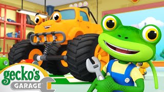 Monster Truck Make Over + 60 Minutes of Geckos Garage | Kids Cartoons | Party Playtime!