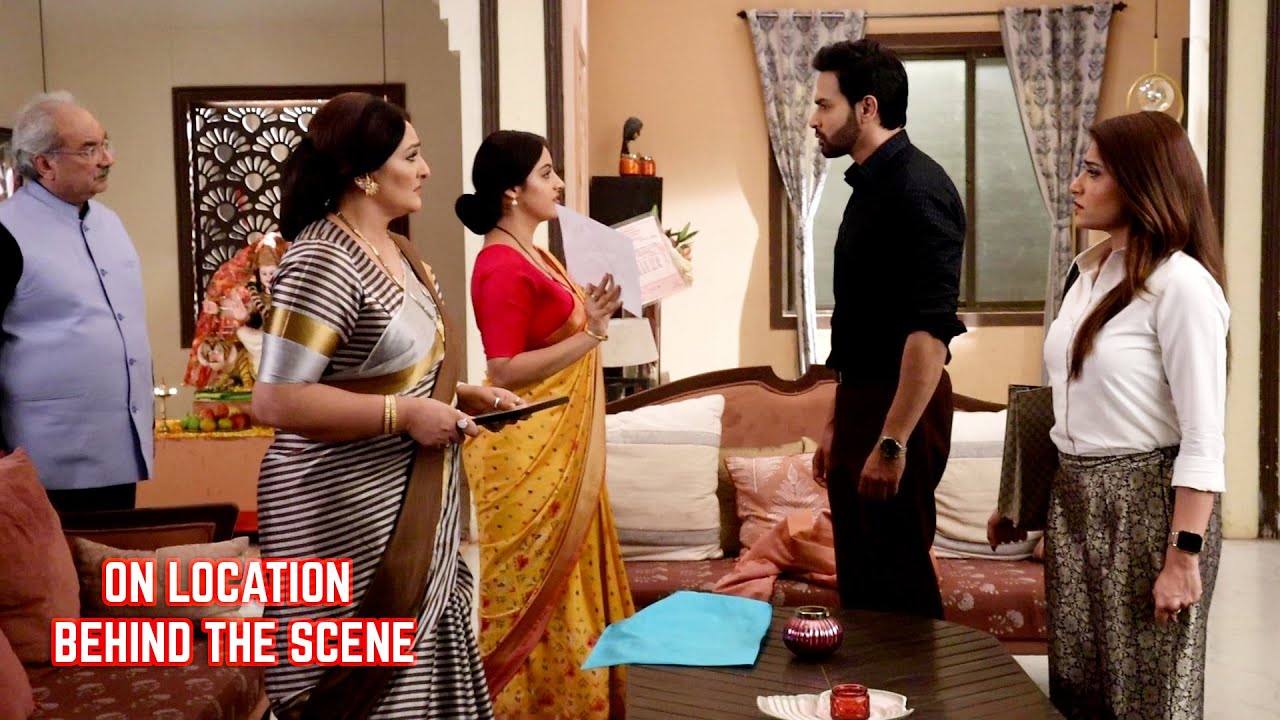 Mangal Lakshmi On Location : मंगल ने अदित और अपने मार्कशीट कि तुलना और मंगल ने दिए अदित को ताने