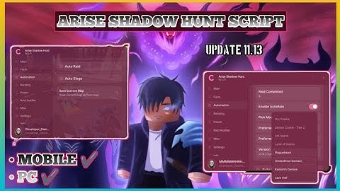 [Upd 11.13] Arise Shadow Hunt Script | Best Script !!!