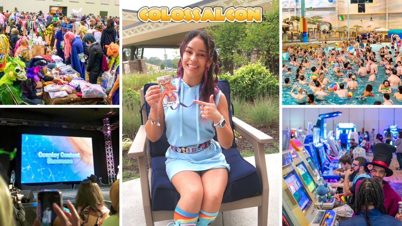 COLOSSALCON EAST 2025 VLOG || K-Pop Охотники на демонов, Аквапарк, Конкурс косплея (аниме про дев...