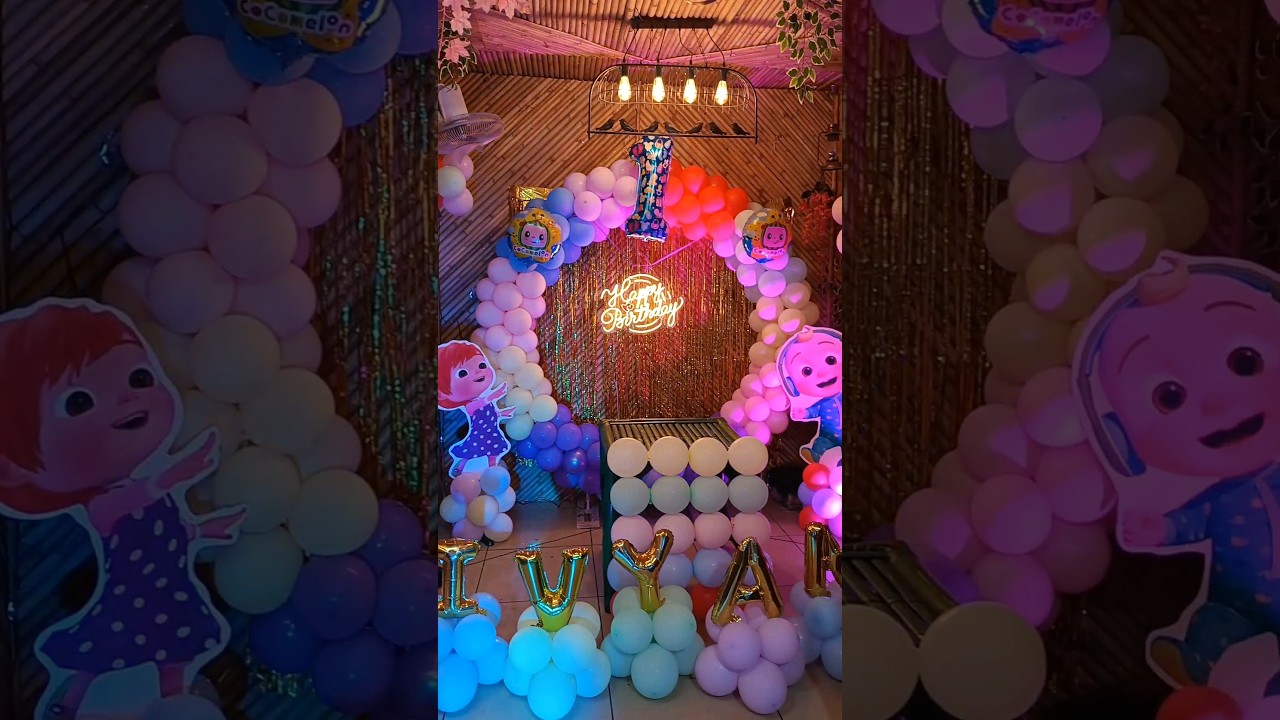 cocomelon theme birthday party decor|| birthday decoration ideas| 