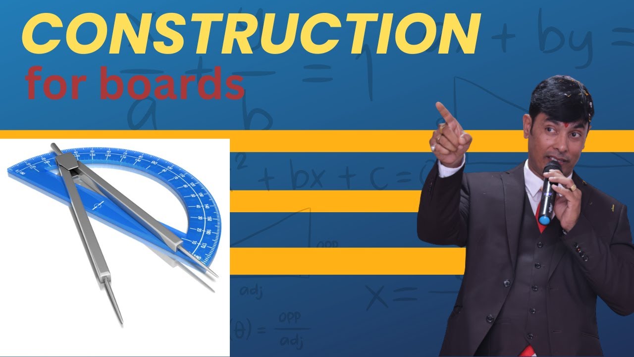 CONSTRUCTION (MATHS) CLASS-10 LECTURE -3 - YouTube