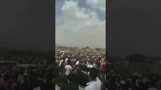 جنازة قاضي اليمن محمد اسماعيل العمراني