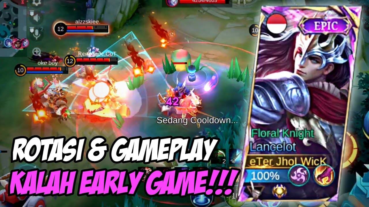 EARLY GAME UDAH MATI BANYAK?? BEGINI CARA ROTASI AGAR BISA COMEBACK!! 