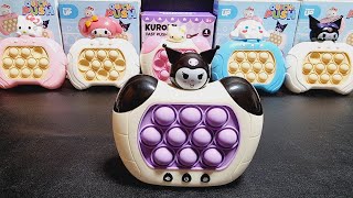 Satisfying With Playing Kuromi Push Pop It Eletrônico Fidget Toy Asmr