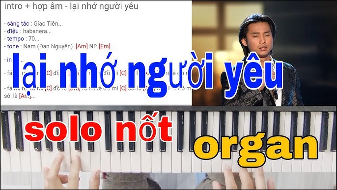 Học Organ Online Thành Phố Buồn / Cảm Âm / Solo Nốt / Thành Phố Buồn  #Cảmâmorgan - Youtube