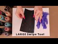 Swipe like a Pro with this Large Acrylic Pouring Swipe Tool!