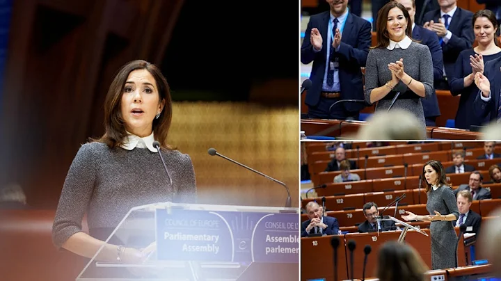 Crown Princess Mary holds speech at the European Council