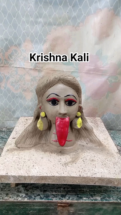 Krishna Kali Mata Murti Making |🥰 #shorts #ytshorts #trending #viral