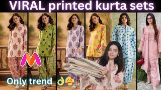 Myntra Floral Linen Kurti + Patiala Suit Haul 2025 | Honest Review #myntrahaul screenshot 4
