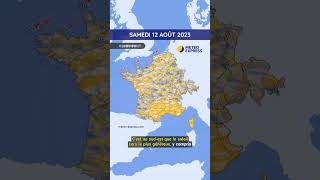 Météo du Samedi 12 au Lundi 14 Août 2023
