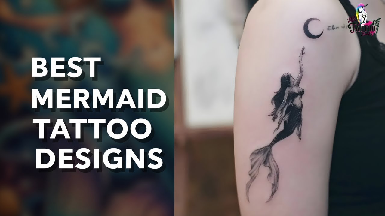 Татуировки с русалками 2025 | Красивые идеи татуировок с русалками для женщин | Модная татуировка...