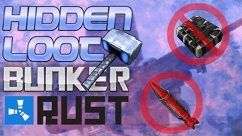 EASY HIDDEN LOOT BUNKER *NEW 2023 EDITION* | Rust Building Tutorial