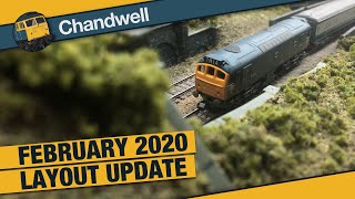 Building arch workshops out of card - N Gauge Layout update February 2020