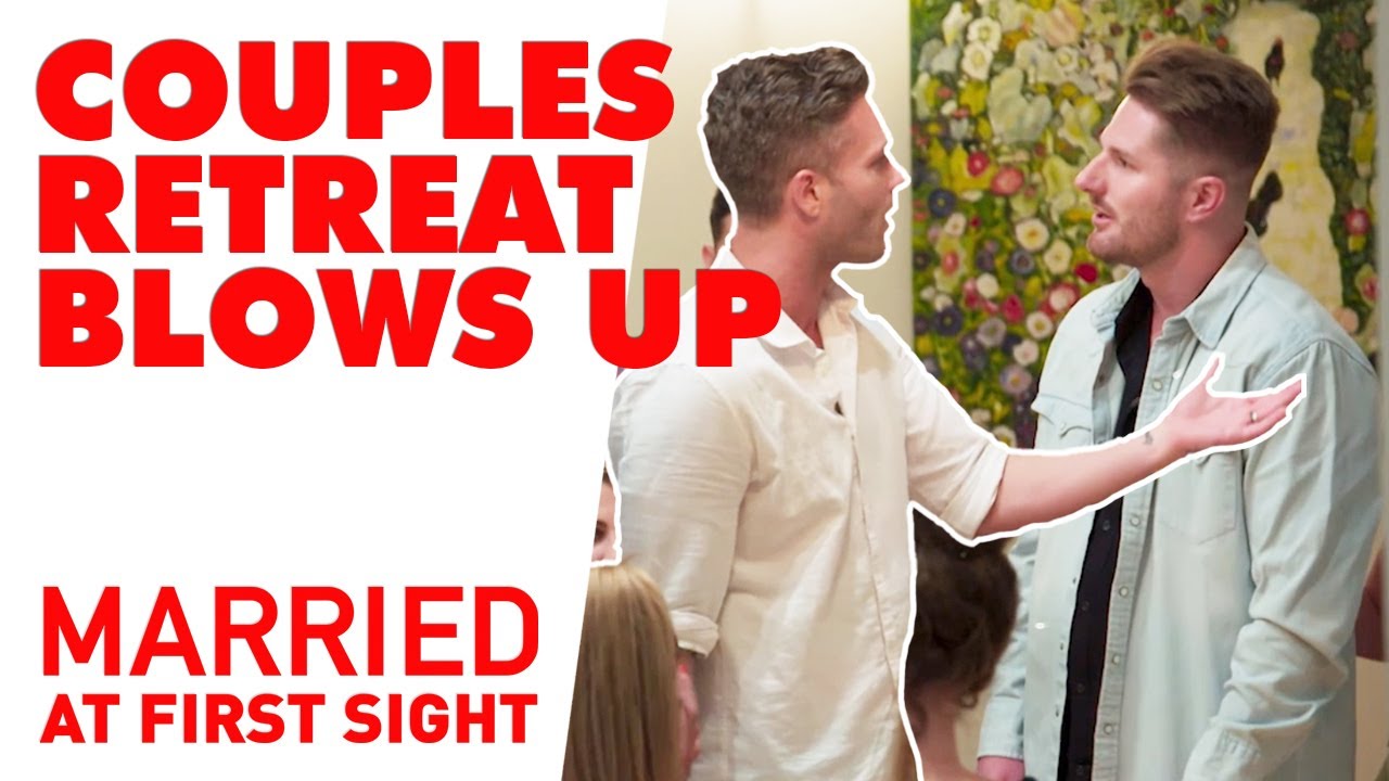 The Couples Retreat Blows Up Married At First Sight 2021 Youtube