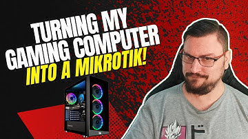 🌩️Turning my gaming computer into a MikroTik with RoSv7