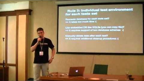 YAPC::Russia + Perl Mova 2012:  Testing ORM base code (Viktor Turskyi)