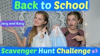 Back to School 2017 ~ Dollar Store Scavenger Hunt Challenge ~ Jacy and Kacy