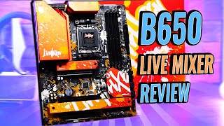 ASRock Splatters PAINT BALLS on a Motherboard! (B650 Live Mixer Review)