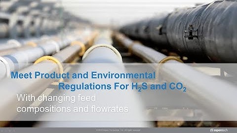 Acid Gas Cleaning in Aspen HYSYS: Optimize the Entire Gas Plant