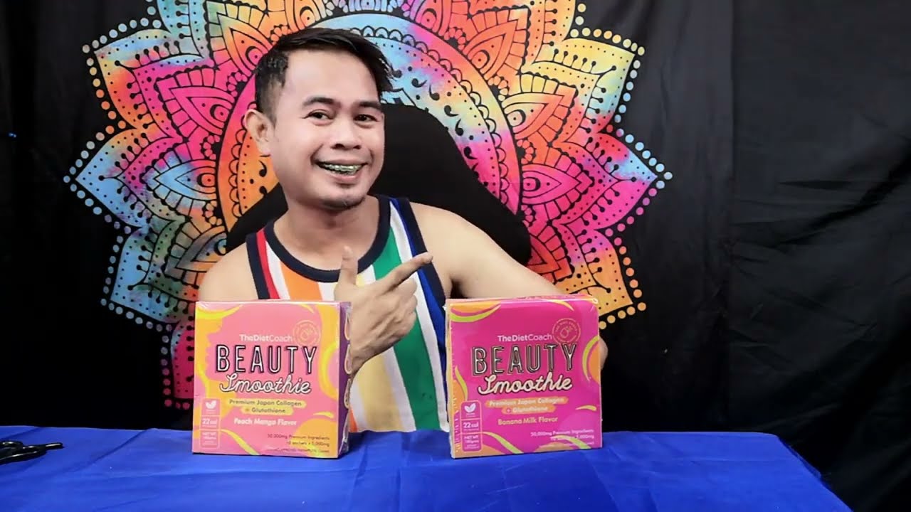 UNBOXING THE DIET COACH BEAUTY SMOOTHIE WITH COLLAGEN AND GLUTATHIONE 