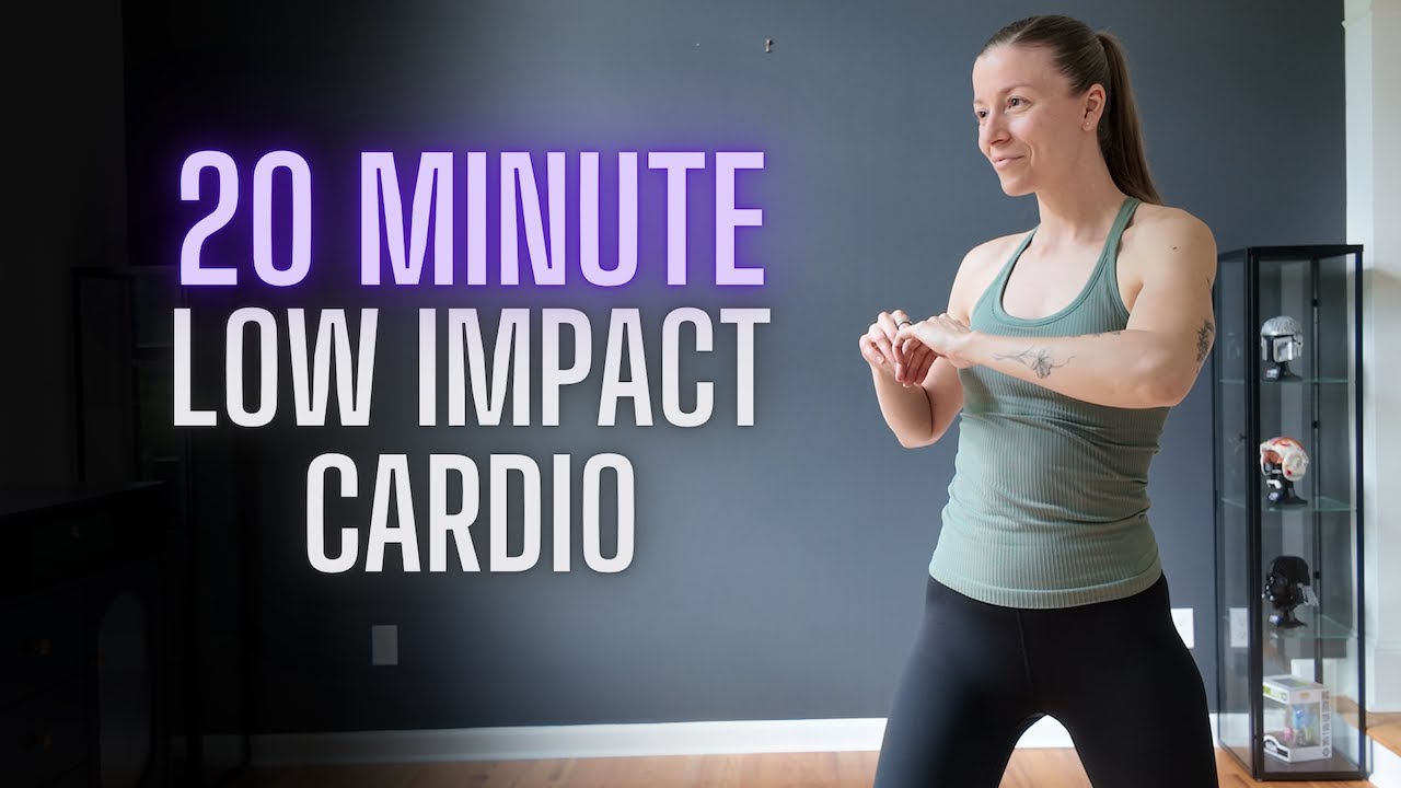 20 Minute LOW IMPACT CARDIO Workout | No Repeat, No Equipment ...
